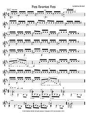 Tres Tarantas Tres Guitar Score by Matthew Montfort