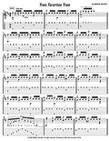 Tres Tarantas Tres Guitar Score by Matthew Montfort